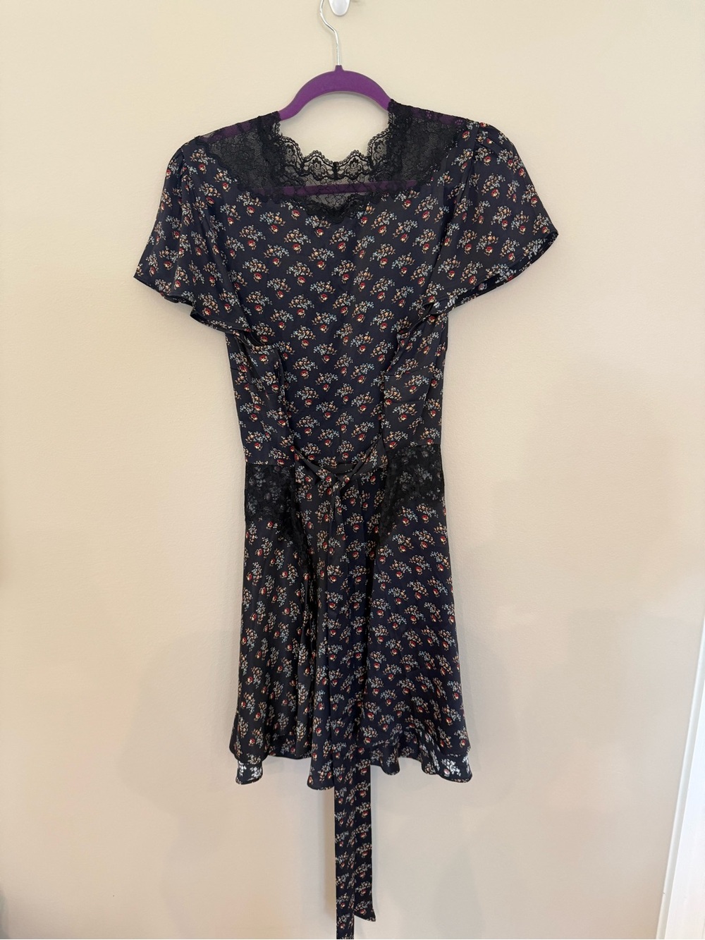 Doen Ivy Mini Dress in Delphinium Floral | NWT | Size XXL - Picture 13 of 16